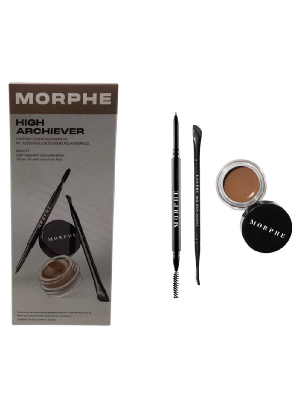 Morphe High Archiever Everyday Essentials Brow Kit (Biscotti) (NWT)